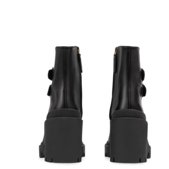 Gucci Black Women's Ankle Boots with Buckle Detail - Picture 4 of 4